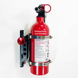 Quick Release Fire Extinguisher Mount by 50 Caliber Racing