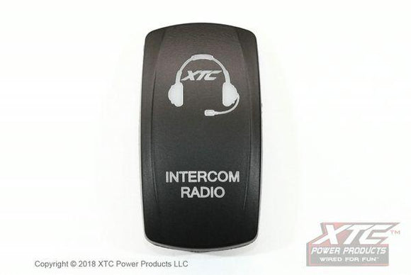 XTC Carling LED Switch with Intercom/Radio Actuator/Rocker