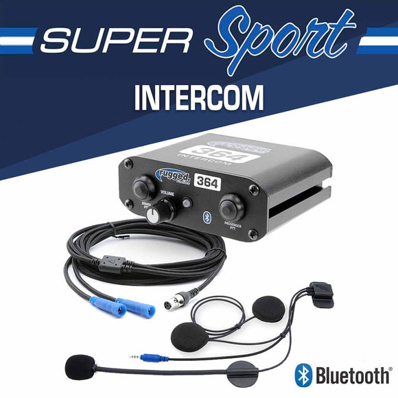 Rugged Radios 2 Person - Super Sport 364 Communication Intercom System with Helmet Kits