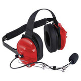 Rugged Radio H42 Behind the Head (BTH) Headset for 2-Way Radios - Red