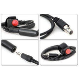 Velcro Mount Quick Disconnect Steering Wheel Push to Talk (PTT) Kit by Rugged Radio