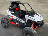 UTVZILLA Polaris RS1 Tinted Half Windshield, Billet Clamps, Polycarbonate