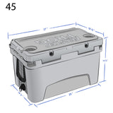 Frosted Frog 45QT Cooler – Ocean Blue, 45QT