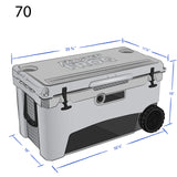 Frosted Frog 70 QT Cooler with Wheels – Original Green, 70QT