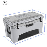 Frosted Frog 75 QT Rotomolded Cooler – Cool Gray, 75QT