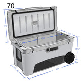 Frosted Frog 70 QT Cooler with Wheels – Original Green, 70QT