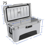 Frosted Frog 75 QT Rotomolded Cooler – Mint Green, 75QT