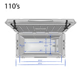 Frosted Frog 110 QT Cooler with Wheels – Cool Gray, 110QT