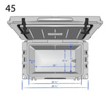 Frosted Frog 45QT Cooler – Black, 45QT