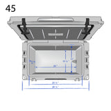 Frosted Frog 45QT Cooler – White, 45QT