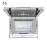 Frosted Frog 45QT Camo Cooler – OrangeWhiteBlackCamo, 45QT