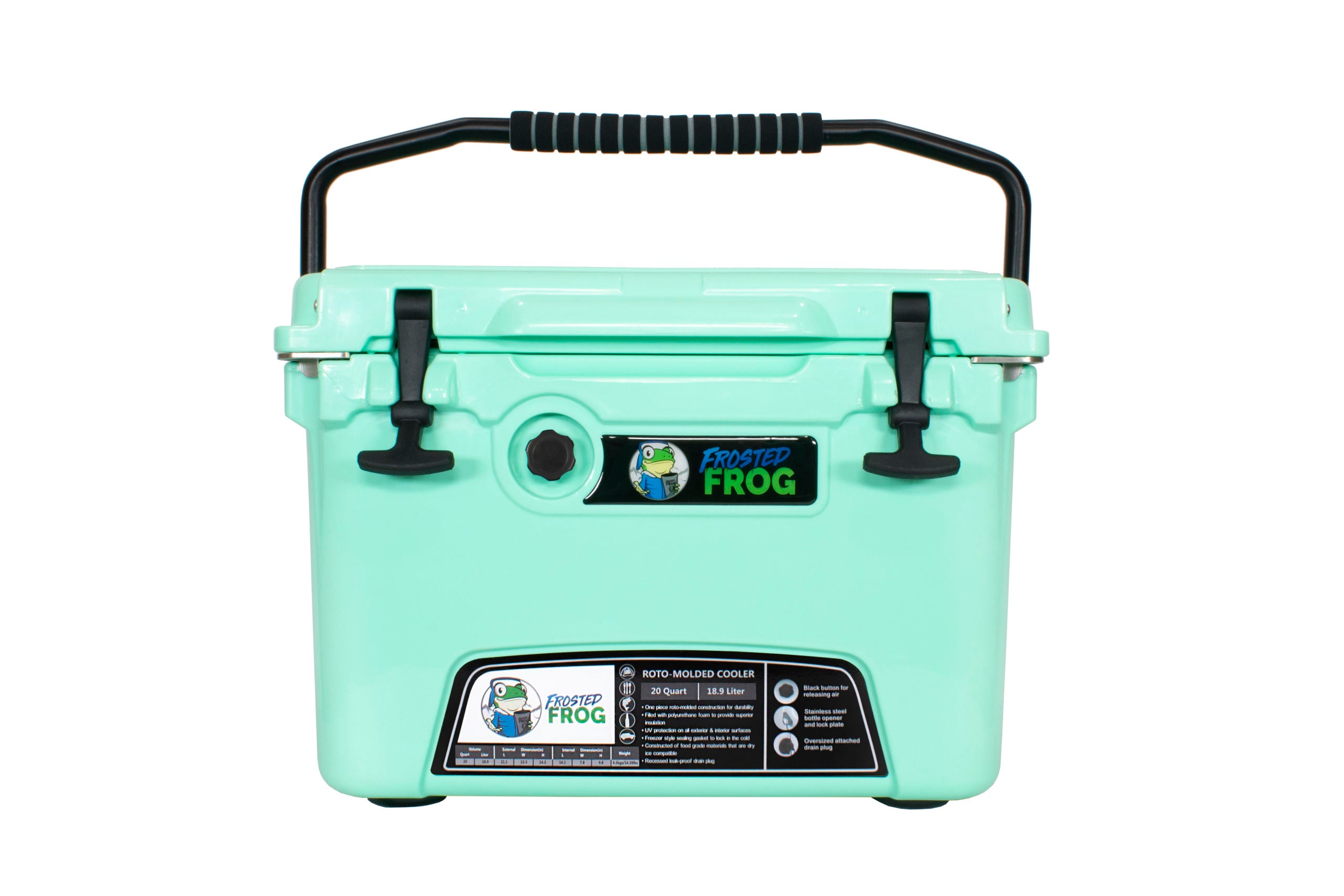 Frosted Frog 20QT Cooler – Mint Green, 20QT – Pro UTV Parts