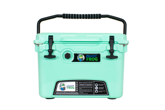 Frosted Frog 20QT Cooler – Mint Green, 20QT