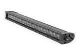 ROUGH COUNTRY 20-INCH CREE LED LIGHT BAR - (SINGLE ROW | BLACK SERIES W/ COOL WHITE DRL)