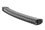 ROUGH COUNTRY 30-INCH CURVED CREE LED LIGHT BAR - (SINGLE ROW | BLACK SERIES W/ COOL WHITE DRL)