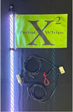 Tribal X-2 Multi Color LED Whip kit Single - by Tribal Whips