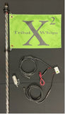 Tribal X-2 Multi Color LED Whip kit Dual - by Tribal Whips