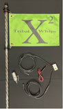 Tribal X-2 Multi Color LED Whip kit Single - by Tribal Whips