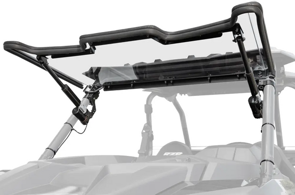 Super ATV POLARIS RZR XP TURBO MAXDRIVE POWER FLIP WINDSHIELD