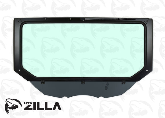 Black Vented Glass Windshield for CAN AM Maverick X3 with Wiper By UTVZILLA